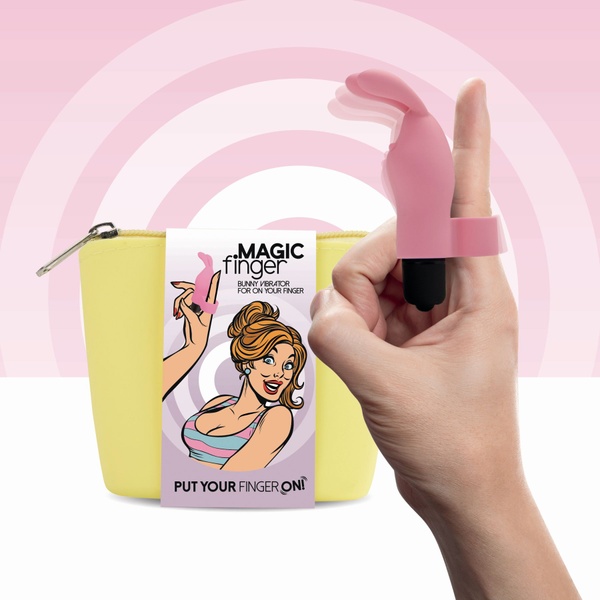 FeelzToys Magic Finger Vibrator Pink - Вібратор на палець TM0000242 фото