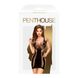 Міні-сукня з сюрреалістичним візерунком Penthouse - Juicy Poison Black S/L SO4360 фото 7