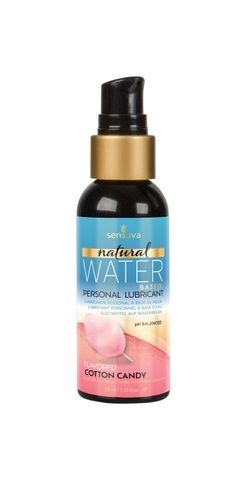 Змазка на водній основі Sensuva Natural Water-Based Cotton Candy (57 мл) без гліцерину та парабенів SO4944 фото