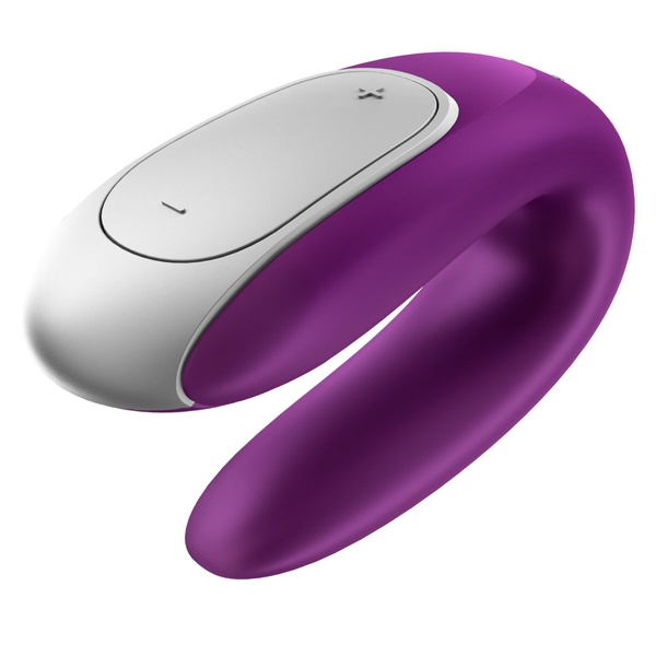 Satisfyer Double Fun (Violet) Смарт-вібратор для пар з пультом ДК TM0000800 фото