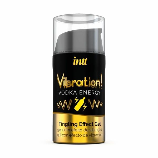 Рідкий вібратор Intt Vibration Vodka (15 мл) EXTRA GREEN, дуже смачний, діє до 30 хвилин SO5406 фото
