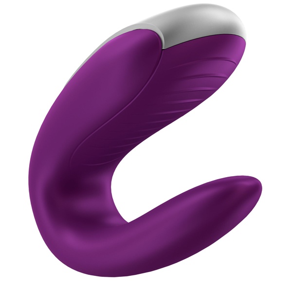 Satisfyer Double Fun (Violet) Смарт-вібратор для пар з пультом ДК TM0000800 фото