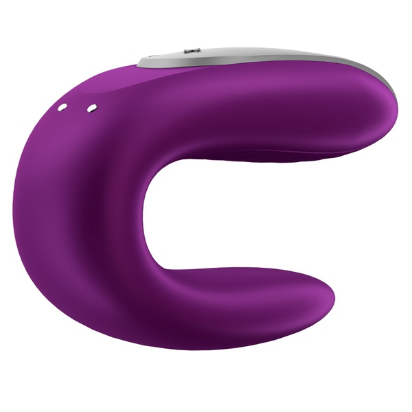 Satisfyer Double Fun (Violet) Смарт-вібратор для пар з пультом ДК TM0000800 фото