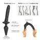 Анальна пробка з дилдо Strap-On-Me SWITCH PLUG-IN REALISTIC DILDO BLACK - L (м`ята упаковка) SO6828-R фото 3