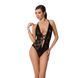 Боді з дуже глибоким декольте Passion DARYL BODY XXL/XXXL, black EL14803 фото 8