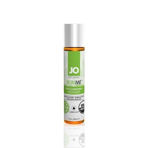 Змазка на водній основі JO NATURALOVE &mdash; ORGANIC (30 мл) з екстрактом листя агави та ромашки SO1489 фото