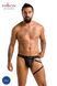 Чоловічі трусики танга з підв&rsquo;язкою Passion 058 THONG BILL L/XL Black SO7636 фото 11