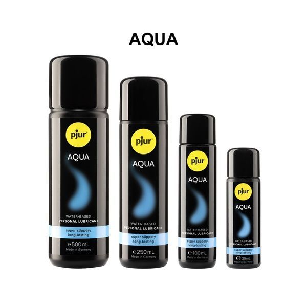 Лубрикант на водній основі pjur Aqua 100 мл, ефект оксамитової шкіри без прилипання PJ10340 фото