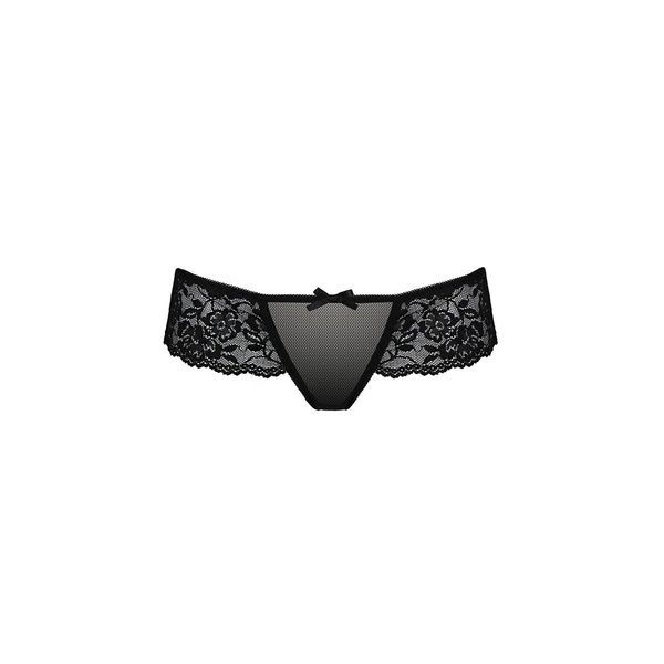 Трусики Passion Exclusive ABLA THONG S/M, black PS25302 фото
