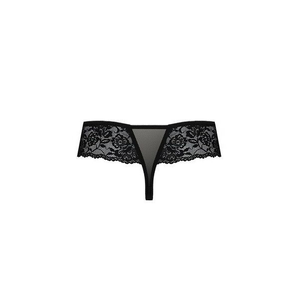 Трусики Passion Exclusive ABLA THONG S/M, black PS25302 фото