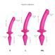 Анальна пробка з дилдо Strap-On-Me SWITCH PLUG-IN SEMI-REALISTIC DILDO FUCHSIA - L (м'ята упаковка) SO6829-R фото 12