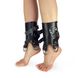 Поножі манжети для подвіса за ноги Leg Cuffs, натуральна шкіра, колір чорний SO5182 фото 5