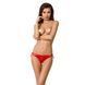 Трусики на зав'язочках з боків Passion Exclusive WARDA THONG L/XL, red PS26701 фото 7