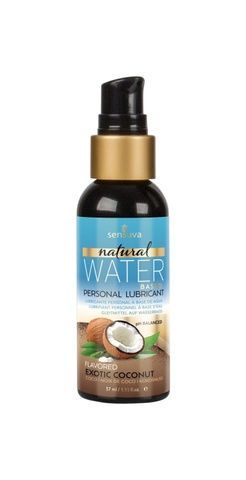 Змазка на водній основі Sensuva Natural Water-Based Exotic Coconut (57мл) без гліцерину та парабенів SO4946 фото