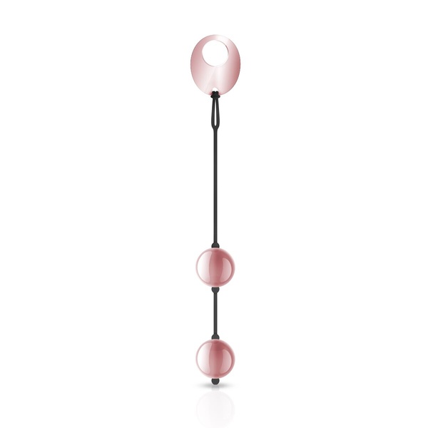 Металеві вагінальні кульки Rosy Gold - Nouveau Kegel Balls, маса 376 г, діаметр 2,8 см SO4594 фото