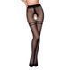Колготки з відкритим доступом, контрастна подвійна резинка Passion TIOPEN 015 3/4 (20 den), black SO5828 фото 8