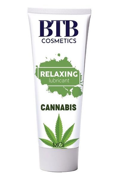 Змазка на водній основі BTB FLAVORED CANNABIS (100 мл) SO7537 фото