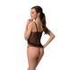 Боді монокіні з відкритими грудьми Passion JUSTINA BODY S/M, black EL15402 фото 2