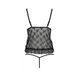 Боді монокіні з відкритими грудьми Passion JUSTINA BODY S/M, black EL15402 фото 4