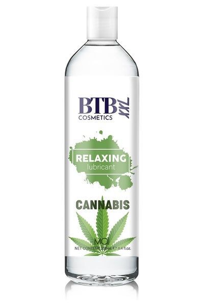 Змазка на водній основі BTB FLAVORED CANNABIS (250 мл) SO7538 фото