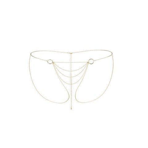 Ланцюжок-трусики Bijoux Indiscrets Magnifique Bikini Chain &ndash; Gold, прикраса для тіла SO2662 фото