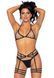 (SALE) Leg Avenue Rhinestone garter strapps OS Black SO7932 фото 9