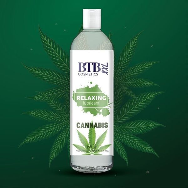 Змазка на водній основі BTB FLAVORED CANNABIS (250 мл) SO7538 фото