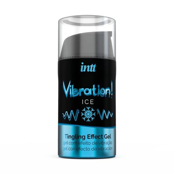 Рідкий вібратор Intt Vibration Ice (15 мл) EXTRA GREEN, дуже незвичайний, діє до 30 хвилин SO5408 фото