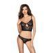 Комплект білизни LEXINE SET black L/XL - Passion: ліф-топік, трусики EL12401 фото 1