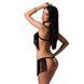 Комплект білизни Passion Exclusive KASSANDRA SET OpenBra 2XL/3XL black, ліф, трусики-спідниця PS26303 фото 9