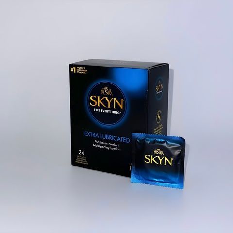 Skyn Extra Lubricated - безлатексні, з великою кількістю луриканта, уп. 24 шт. MM0371 фото