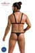 Комплект чоловічої білизни зі стреп Passion 039 SET ANDREW XXL/XXXL Black, стринги, шлейки SO7590 фото 12