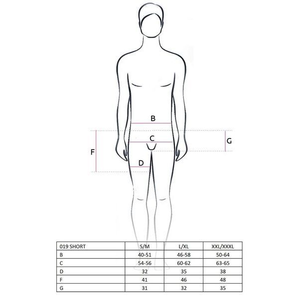 Чоловічий еротичний костюм офіціанта Passion 021 BODY L/XL: дуже відвертий боді PSM0211 фото