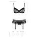 Сексуальний комплект з поясом для панчіх Passion LOVELIA SET XXL/XXXL, black SO4779 фото 14