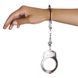 Наручники металеві Adrien Lastic Handcuffs Metallic (поліцейські) (м`ята упаковка) AD30400-R фото 4