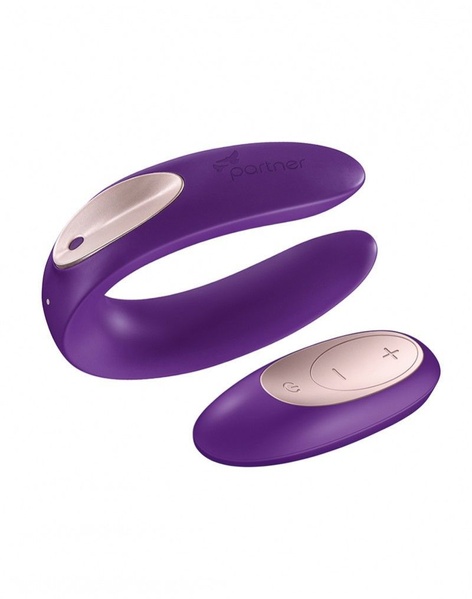 Satisfyer Double Plus Remote Вібратор для пар з пультом ДК та двома моторчиками та 2 ONE в подарунок! TM0000821 фото