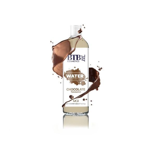 Змазка на водній основі BTB FLAVORED CHOCOLATE з ароматом шоколаду (250 мл) SO6569 фото