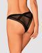 Мереживні трусики із заниженою талією Obsessive Estiqua panties XS/S, black SO7705 фото 2