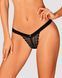 Мереживні трусики із заниженою талією Obsessive Estiqua panties XS/S, black SO7705 фото 8