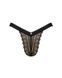 Мереживні трусики із заниженою талією Obsessive Estiqua panties XS/S, black SO7705 фото 12
