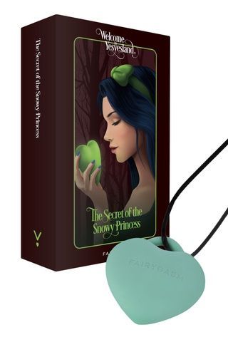 Мінівібратор &laquo;Сердечко&raquo; FairyGasm PleasureStone green, 9 режимів, на шнурку SX0644 фото