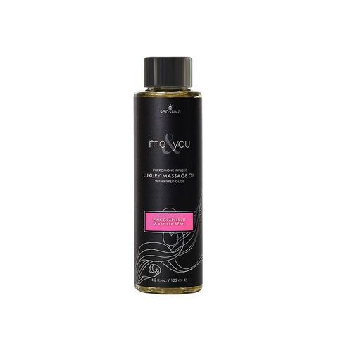 Масажна олія Sensuva &mdash; Me&You Pink Grapefruit & Vanilla Bean (125 мл) з феромонами SO4464 фото