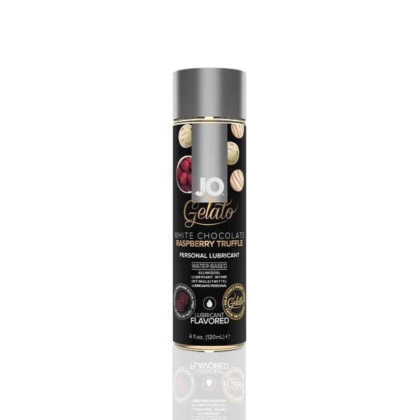 Розпродаж! Змазка на водній основі System JO GELATO White Chocolate Raspberry 120мл (термін 12.2023) SO3506-R фото