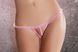 Жіночі мікростринги з рюшами Passion MT001 One size, pink SO7641 фото 5