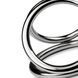 Потрійне ерекційне кільце Sinner Gear Unbendable &ndash; Triad Chamber Metal Cock and Ball Ring &ndash; Medium SO4618 фото 4