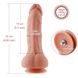 Ультрареалістичний фалоімітатор для секс-машин Hismith 8.3″ 2-layers Silicone Flesh Dildo, двошарови SO6204 фото 14