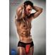 Чоловічі трусики з червоним гульфіком Passion 007 THONG red L/XL PSM0077 фото 3