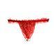 Набір Intt BRAZILIAN PANTY RED: трусики на резинці S-XL з перлинним кільцем + полунична змазка SO7128 фото 3