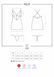 Сатиновий комплект для сну з мереживом Obsessive 828-CHE-1 chemise & thong S/M, чорний, сорочка, стр SO7171 фото 15