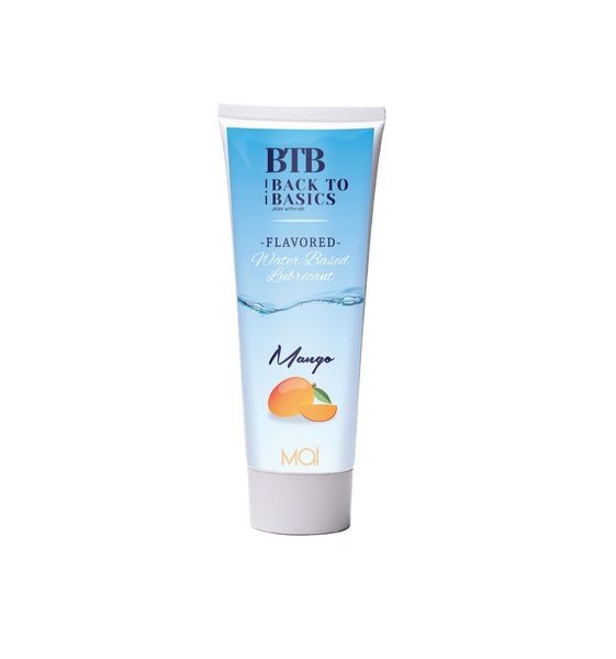 Змазка на водній основі BTB FLAVORED MANGO з ароматом манго (75 мл) SO3974 фото